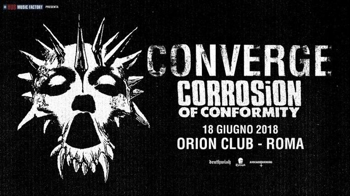 Converge: una settimana alla data di Roma con i Corrosion of Conformity!